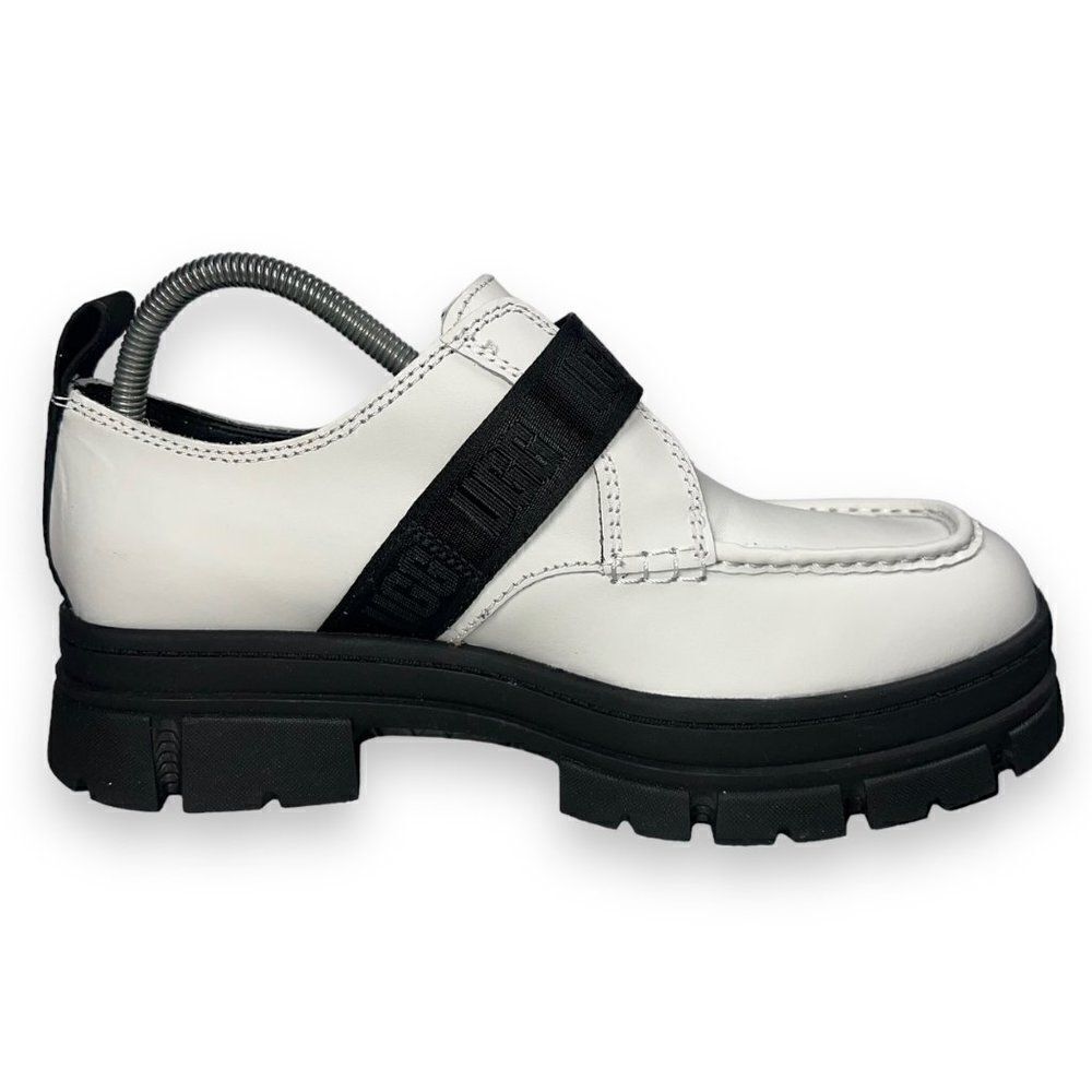UGG Ashton Platform Loafer 1132994 White / Black Women's 9 - Picture 7 of 11